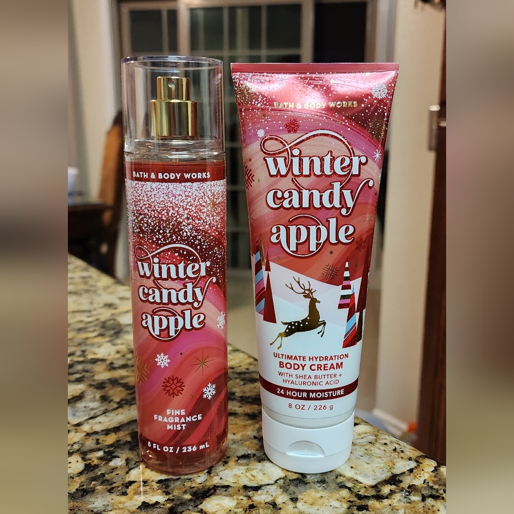Bath and Body Works Winter Candy Apple BUNDLE
